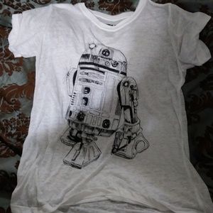 New R2D2 burnout shirt juinors sz L